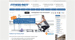 Desktop Screenshot of fitness-rent.nl