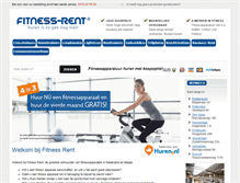 Tablet Screenshot of fitness-rent.nl